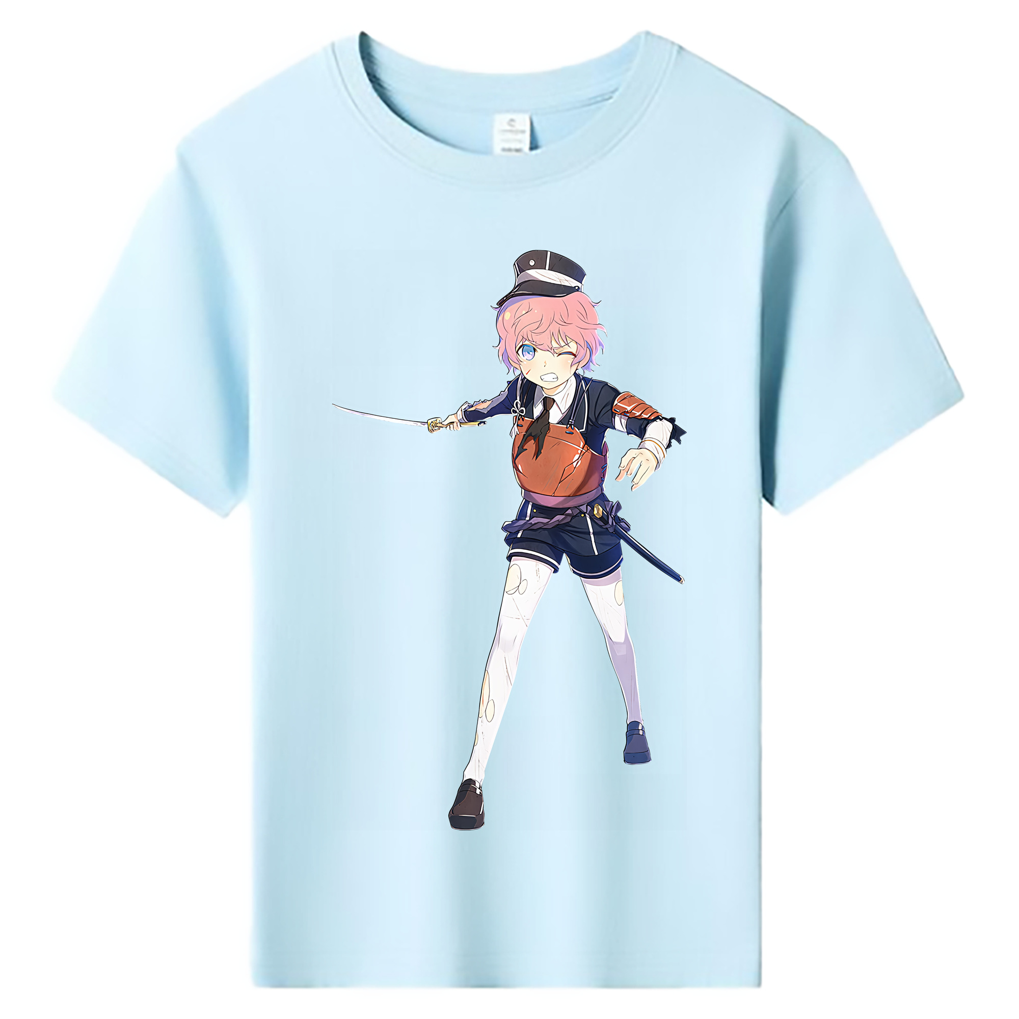 （画像用） 刀剣乱舞 Touken Ranbu 綿100％キッズTシャツ（フロントプリント）
